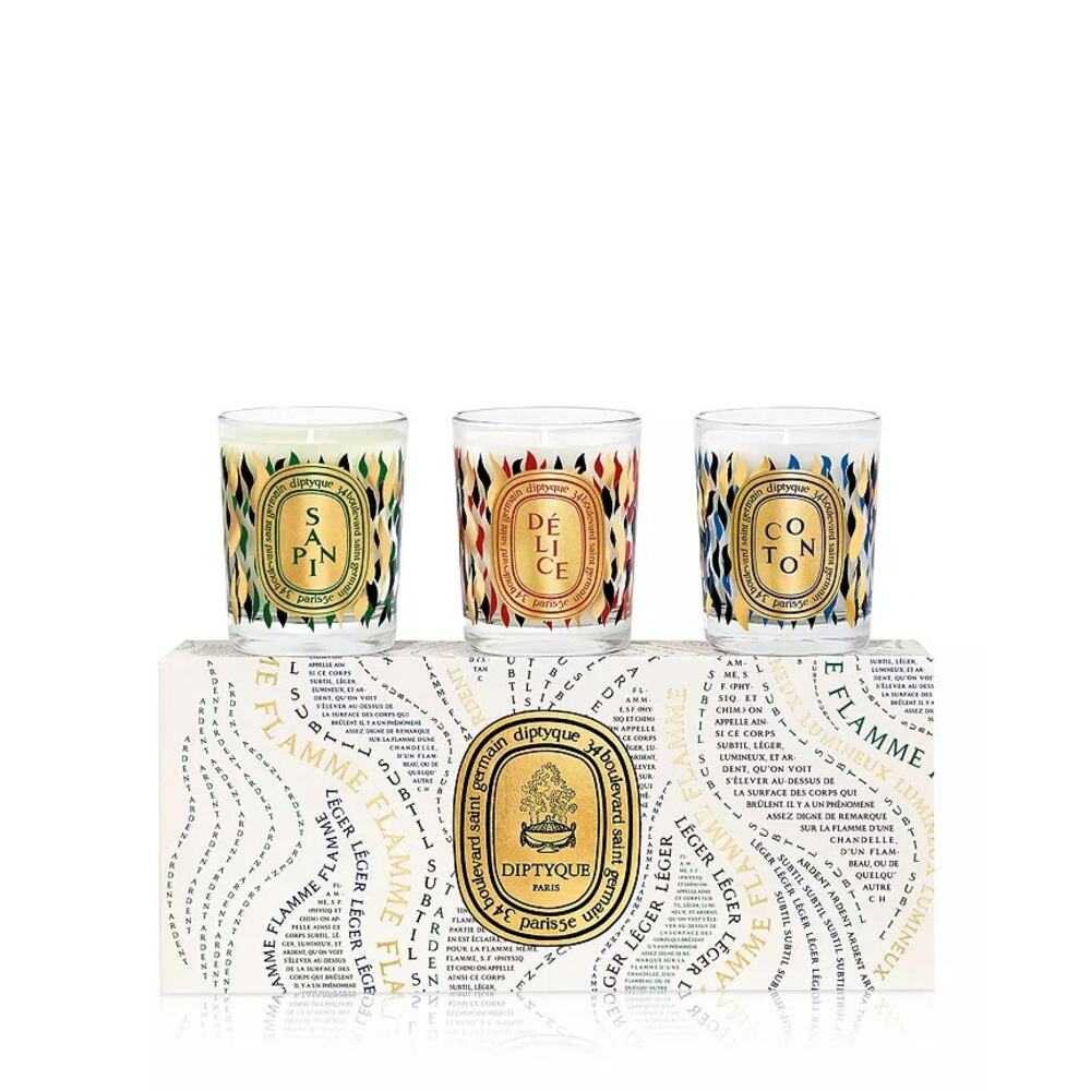 DIPTYQUE 2023 Holiday Gift Set Sapin Delice Coton 2.5oz Limited Edition SEALED